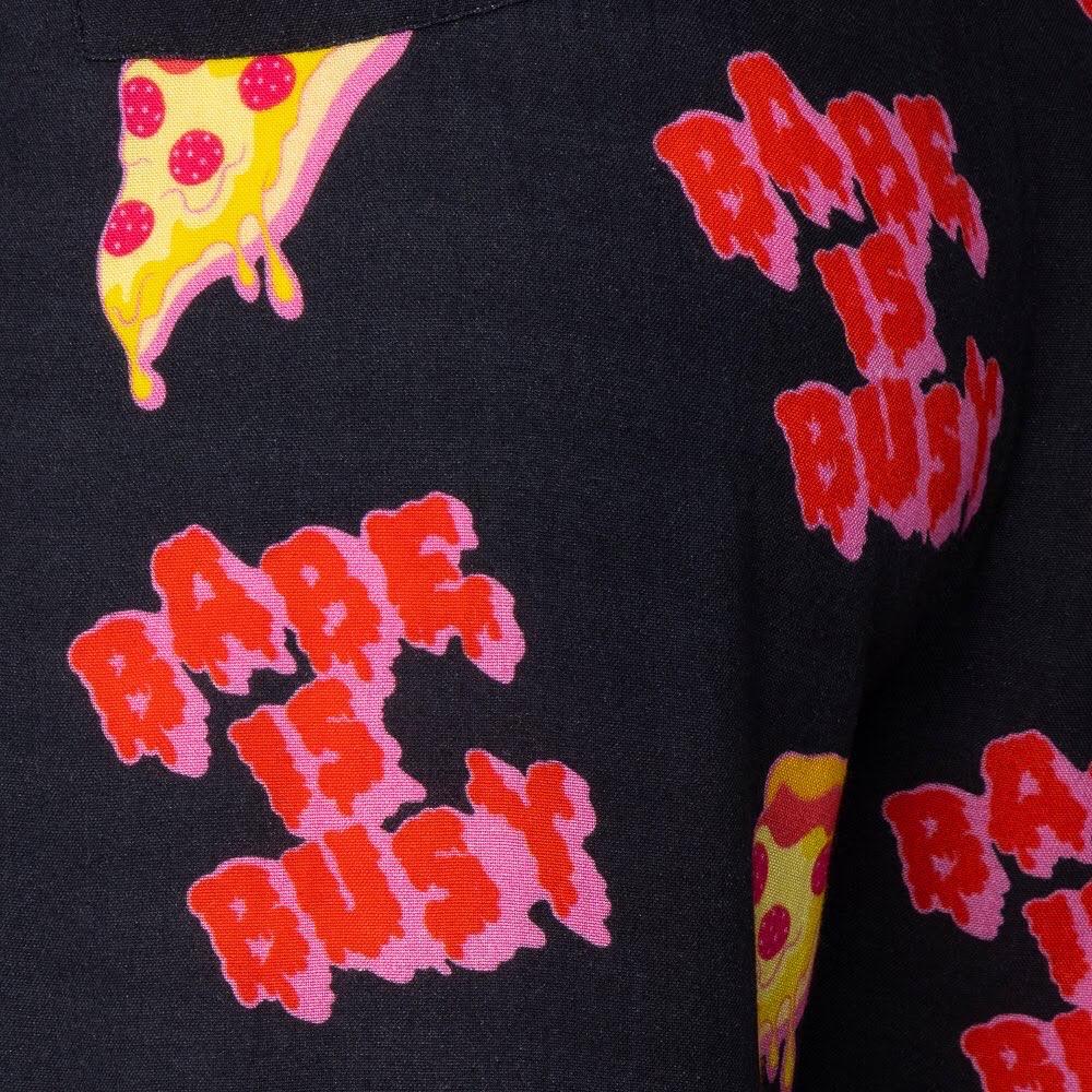 BABE IS BUSY pizza shirt - laurieleestudio