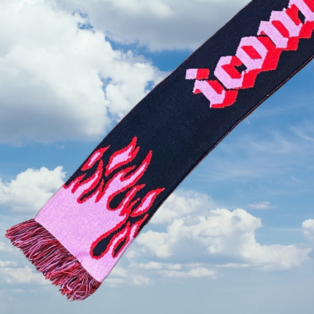 Iconic Bitch Flame Scarf - laurieleestudio