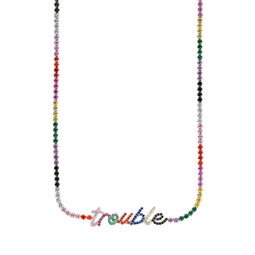 Trouble Rainbow Necklace - laurieleestudio